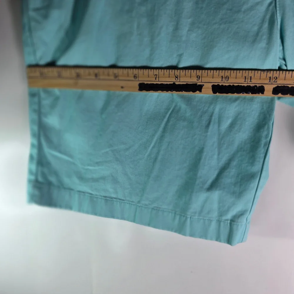 Vineyard Vines Mens Shorts 38 Aqua Mint Green Flat Front Chino 8 Inch Inseam